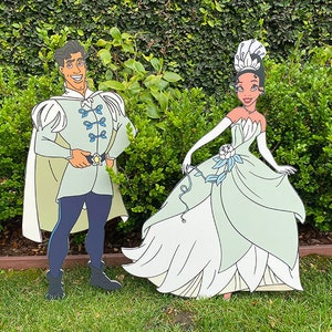 One (1) Tiana Princess character prop - Princess Frog themed party - Princess party