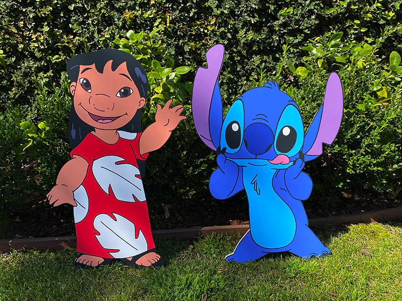 Disney Lilo and Stitch Movie Shelf Sitter Decor - Stitch Chunky Wood Block  Cutout for Play Room, Kids' Bedroom or Office