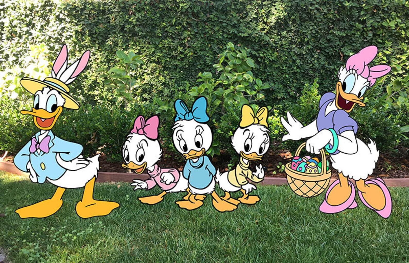 ONE 1 Donald Duck Easter prop One 1 Easter yard art Etsy