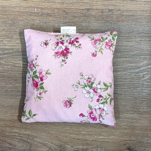 Cherry Pit Heating Pad or Ice Pack  Pink Flowers Gift for Mom Headache Relief Made in USA