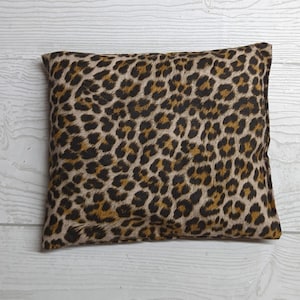 Cherry Pit Heating Pad Ice Pack Microwave Safe Freezer Safe Animal Print Headach Relief  Made in the USA, 8&quot; x 6&quot; Gift for Mom Gift for Wife
