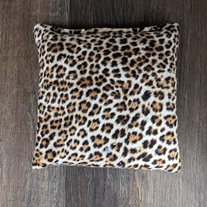 Cherry Pit Heating Pad Leopard  Headache Relief Foot Warmer Microwaveable  Small 6.5x6.5 Gift for Valentine&#39;s Day Gift for Mom Small