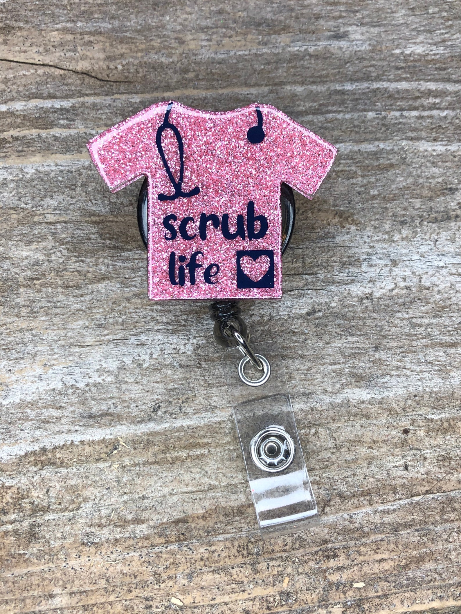 Scrub Life Badge Reel Essential RN PSW Dental | Etsy
