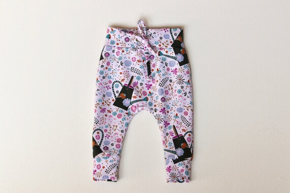 floral baby leggings