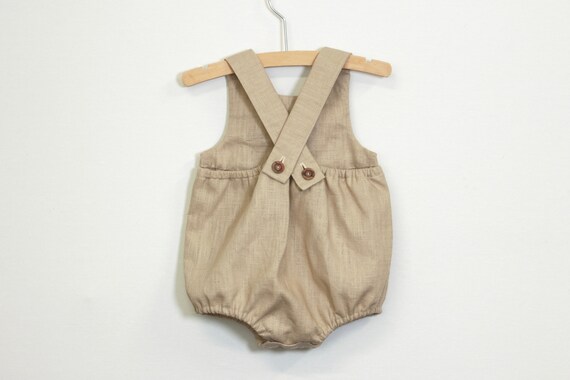linen baby jumpsuit