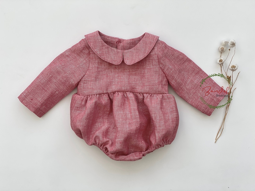 Red Star Sleep Romper by The Uptown Baby