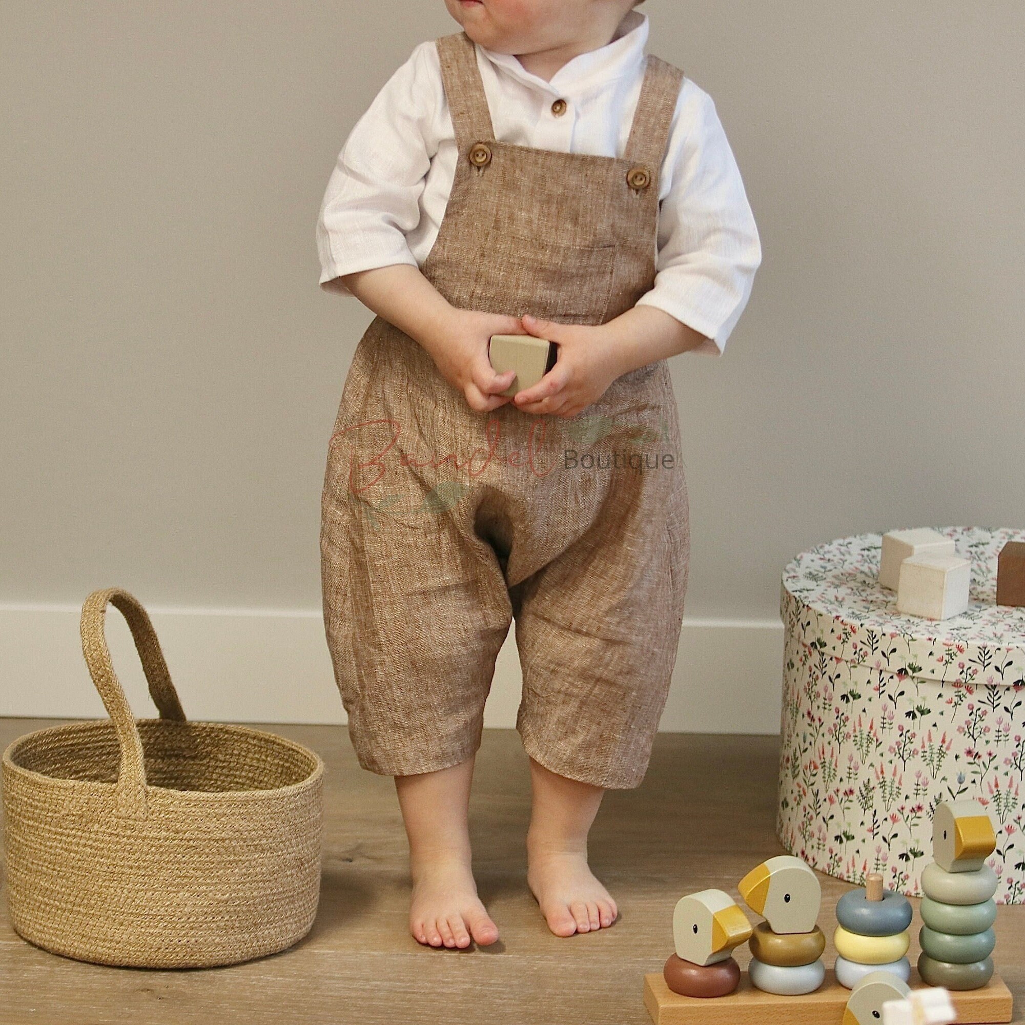 Green sales overalls baby