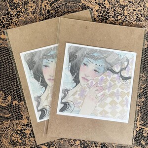 Dove Eyes Watercolor Print