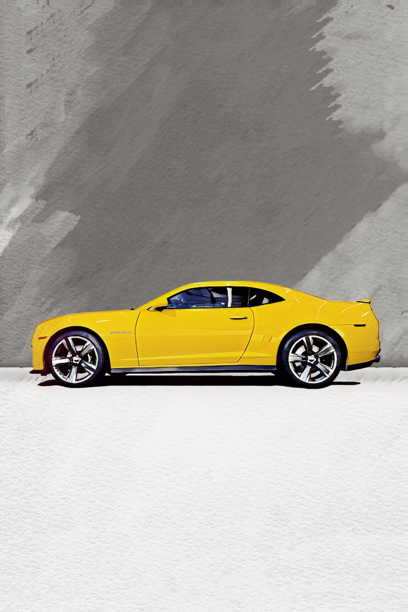 Chevrolet Camaro ZL1 Custom Poster Print