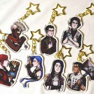 Arcane Inspired Acrylic Charms/Keychains