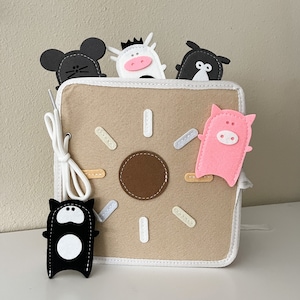 Toddler Felt Book - Quiet Book - Montessori Book - Activity Book - Educational Toys - Children’s Gift