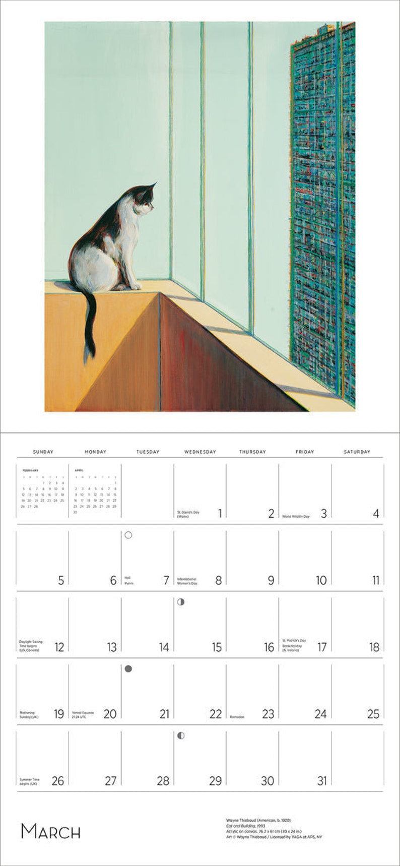 wayne-thiebaud-2023-wall-calendar-etsy