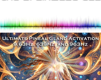Activation of Pineal Gland Simulates DMT Journey - Solfeggio Harmonics 9.63Hz, 639Hz, 963Hz