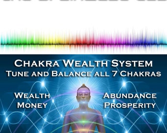Chakra Wealth System - Tune and Balance all 7 Chakras with Solfeggio Frequencies for Money and Wealth