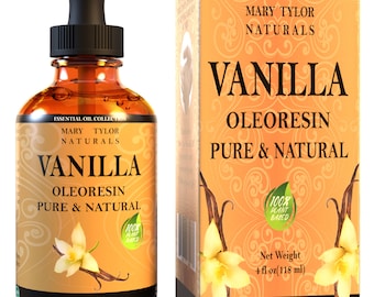 Premium Vanilla Oleoresin Oil (4 oz) Aromatherapy for Stress Relief, Relaxation and Comfort!