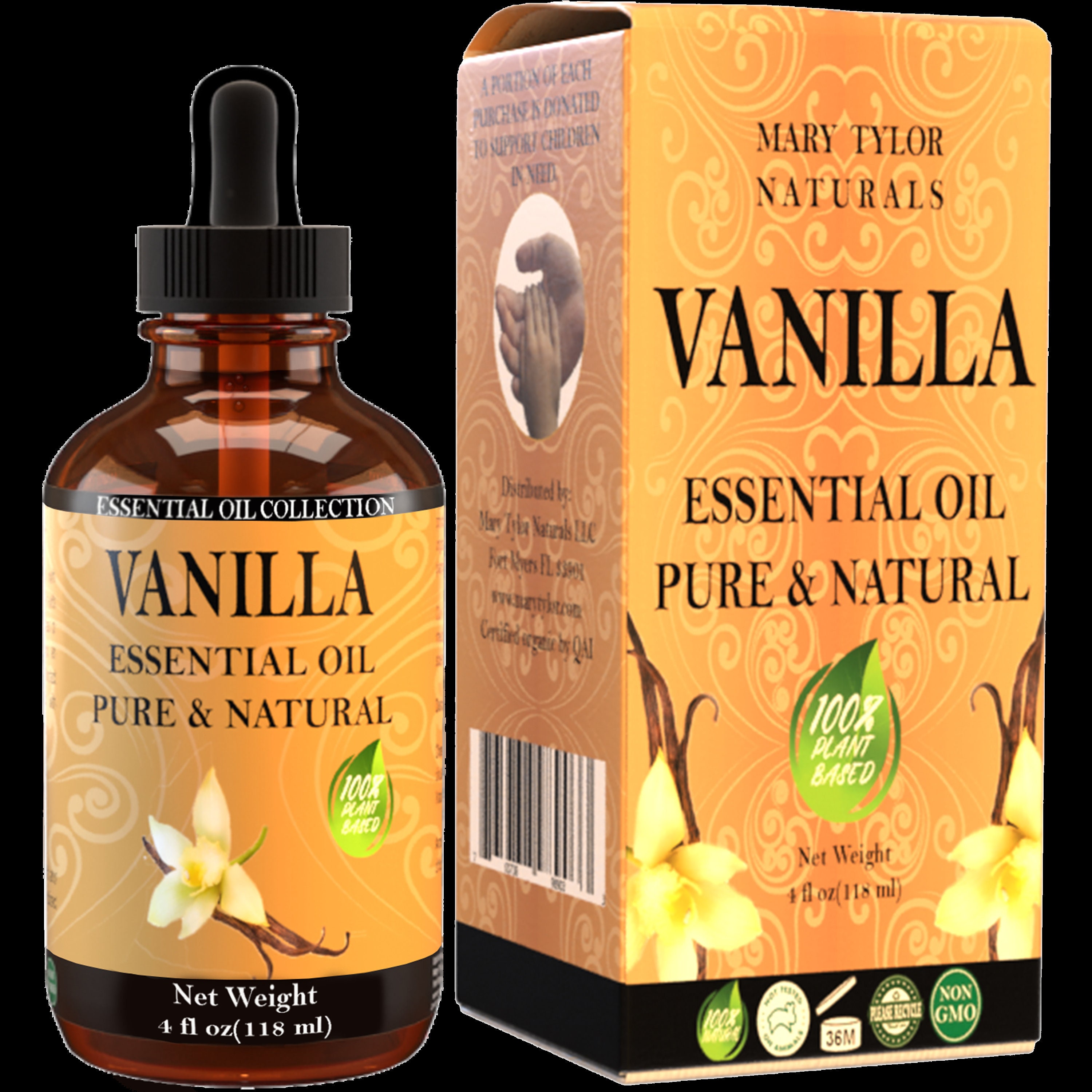 Premium Vanilla Essential Oil 4 Oz Aromatherapy for Stress Etsy UK