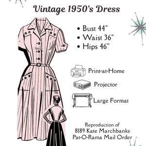 50's a line dress Ten 1950s Styles 92% silk Vintage 50s a Line Dress