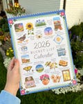 2026 Bucket List Calendar | 9x12 inch Calendar