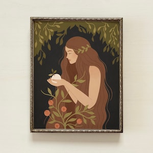 Mother Eve, Eve Art Print, Adam and Eve, The Garden of Eden, Eve Painting, Mother of All Living, Mother Nature, Mother Artwork, Mother Art