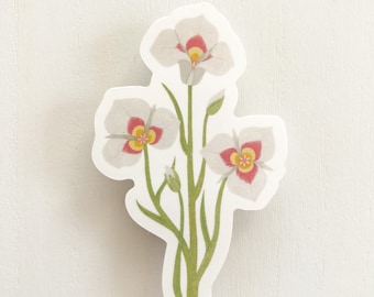 Utah State Flower Sticker, Utah State Flower, Sego Lily Sticker, Sego Lily Sticker, Sego Lily Flower Sticker