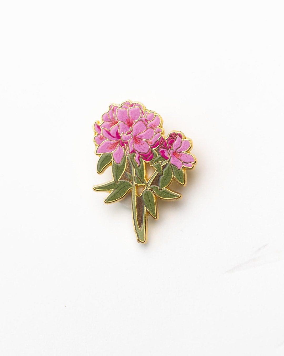 Flower Pin Rolimons Rhododendron Flower Hard Enamel Pin – State Flower of West Virginia - Etsy