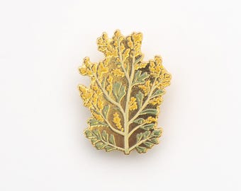 Sagebrush Hard Enamel Pin – State Flower of Nevada