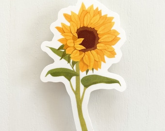 Sunflower Sticker | Kansas State Flower Sticker, Kansas State Flower, Sunflower Lover