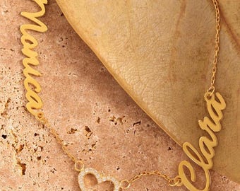 Collier prénom personnalisé, bijoux personnalisés avec pendentif prénom, collier délicat pour tous les jours, cadeau unique pour elle, maman ou meilleure amie