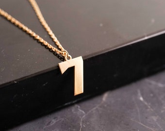Number 4 Necklace - Etsy Australia