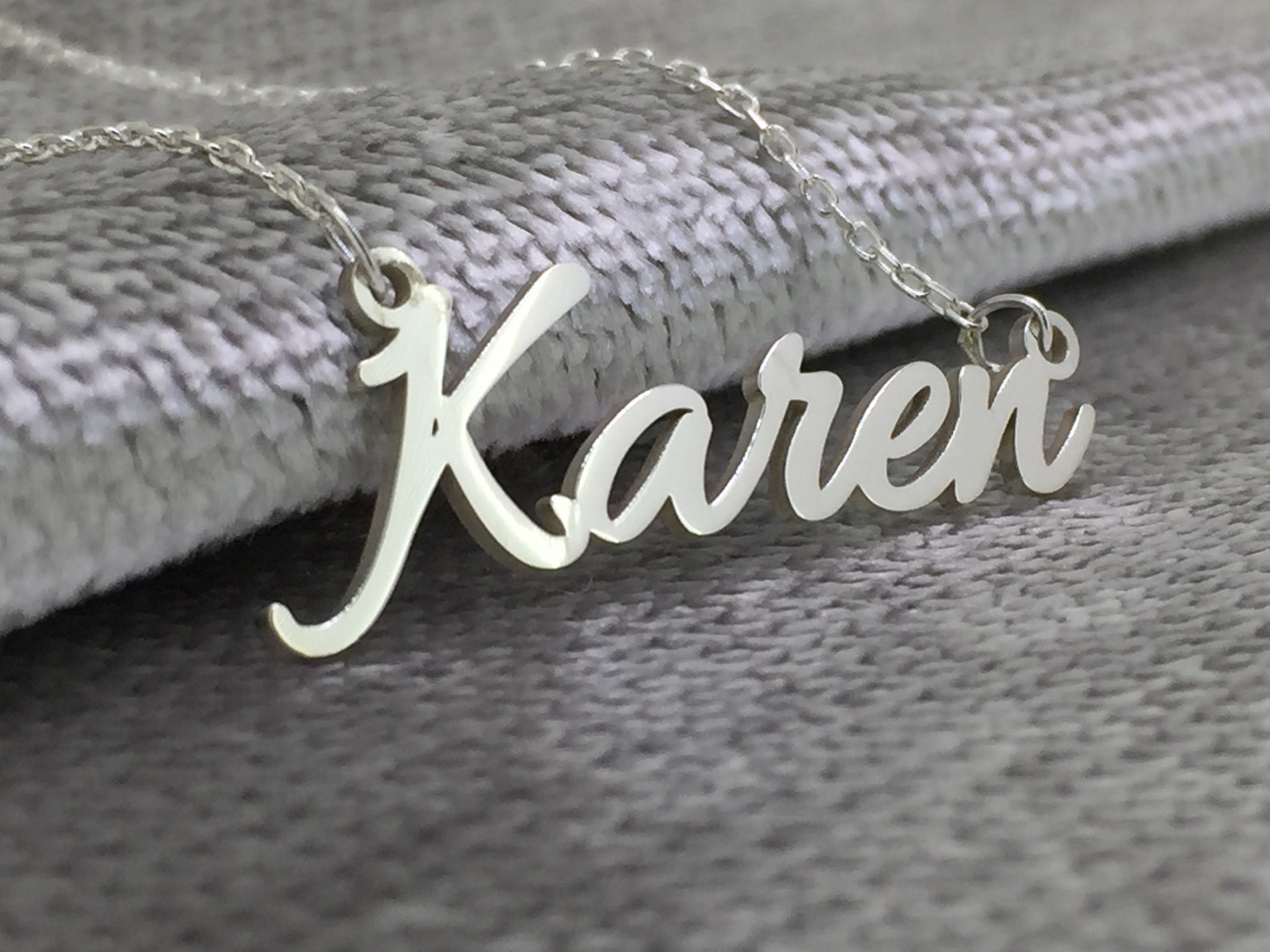 Custom Name Necklace Personalized Necklace Personalized Name Etsy
