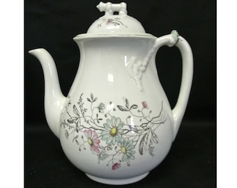 Antique Etruria Pottery (Ott & Brewer) of Trenton, N.J Coffee/Tea Pot/ Antique Serveware/ Collectible Tea Pots/ Decorative Teapot