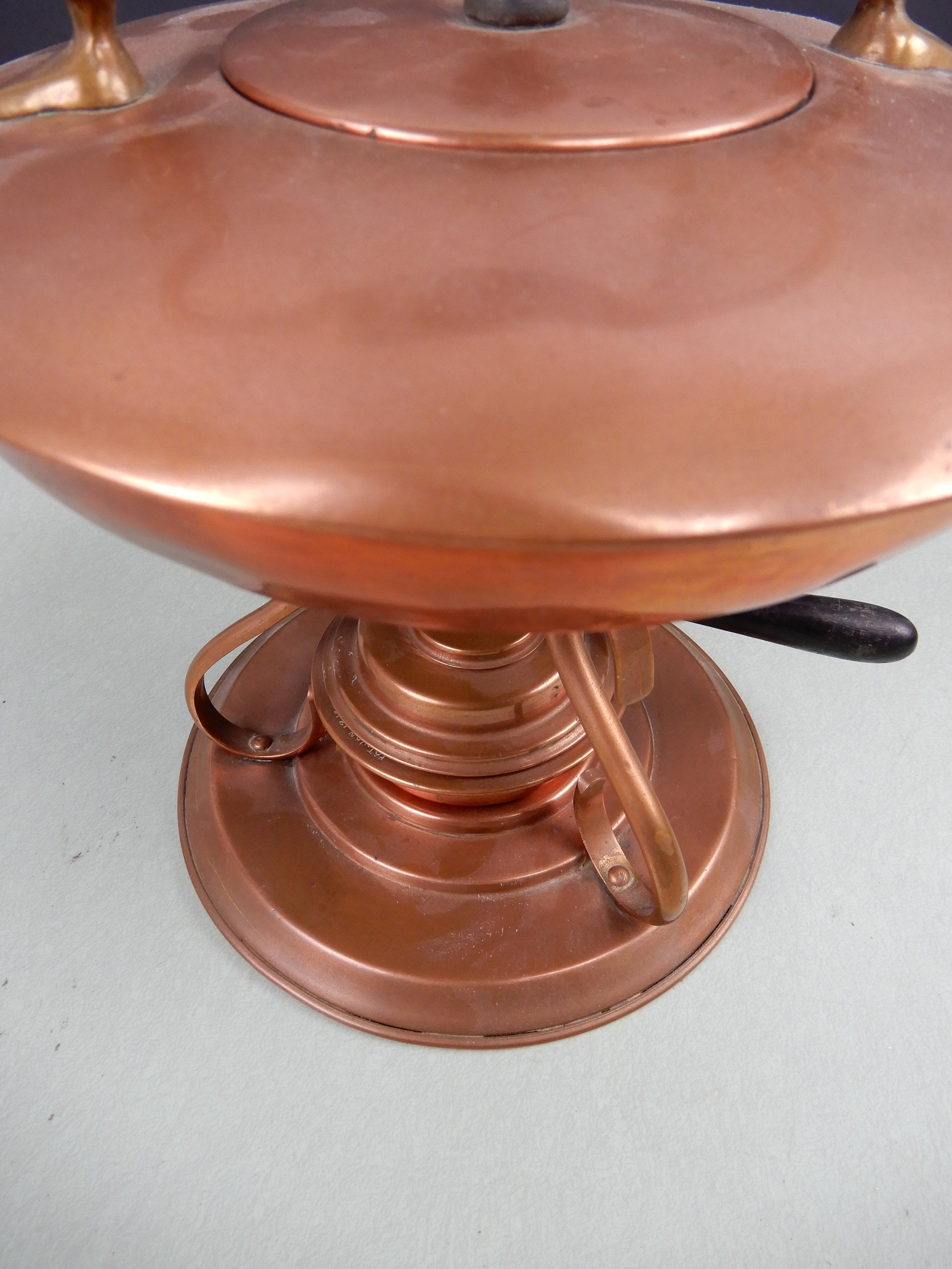 S. Sternau and Company USA Copper Server Double Broiler Type -  Hong  Kong