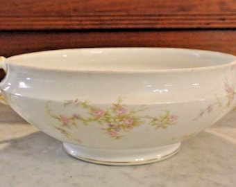 Theodore Haviland Limoges Casserole or Oval Vegetable Dish Bowl  Missing Lid