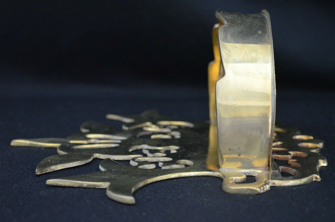 Vintage Decorative Crafts Inc. Solid Brass Wall Sconce Candle Etsy