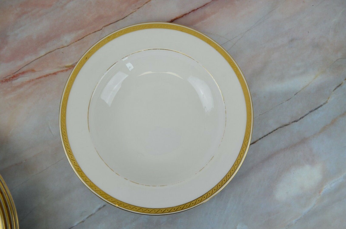 5 Royal Worcester A.T. WILEY &co Ltd MONTREAL Gold Encrusted Etsy