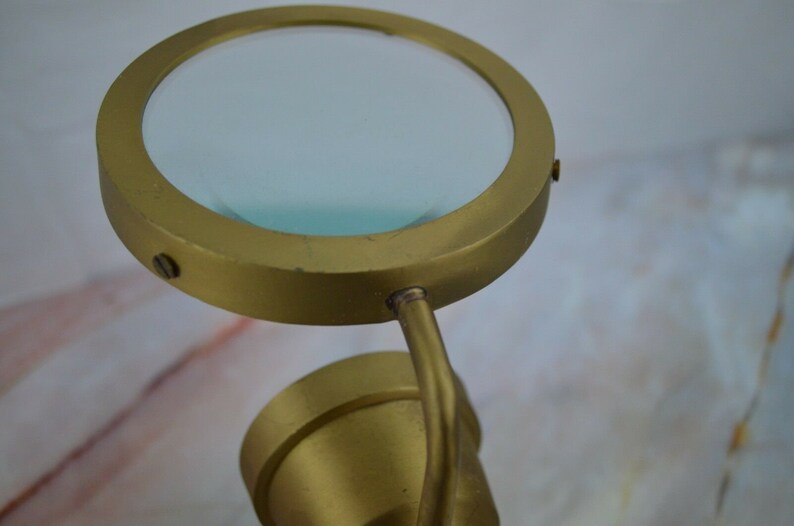 SteamPunk Metal Magnifying Glass Candle Holder Wall Sconce w. Etsy