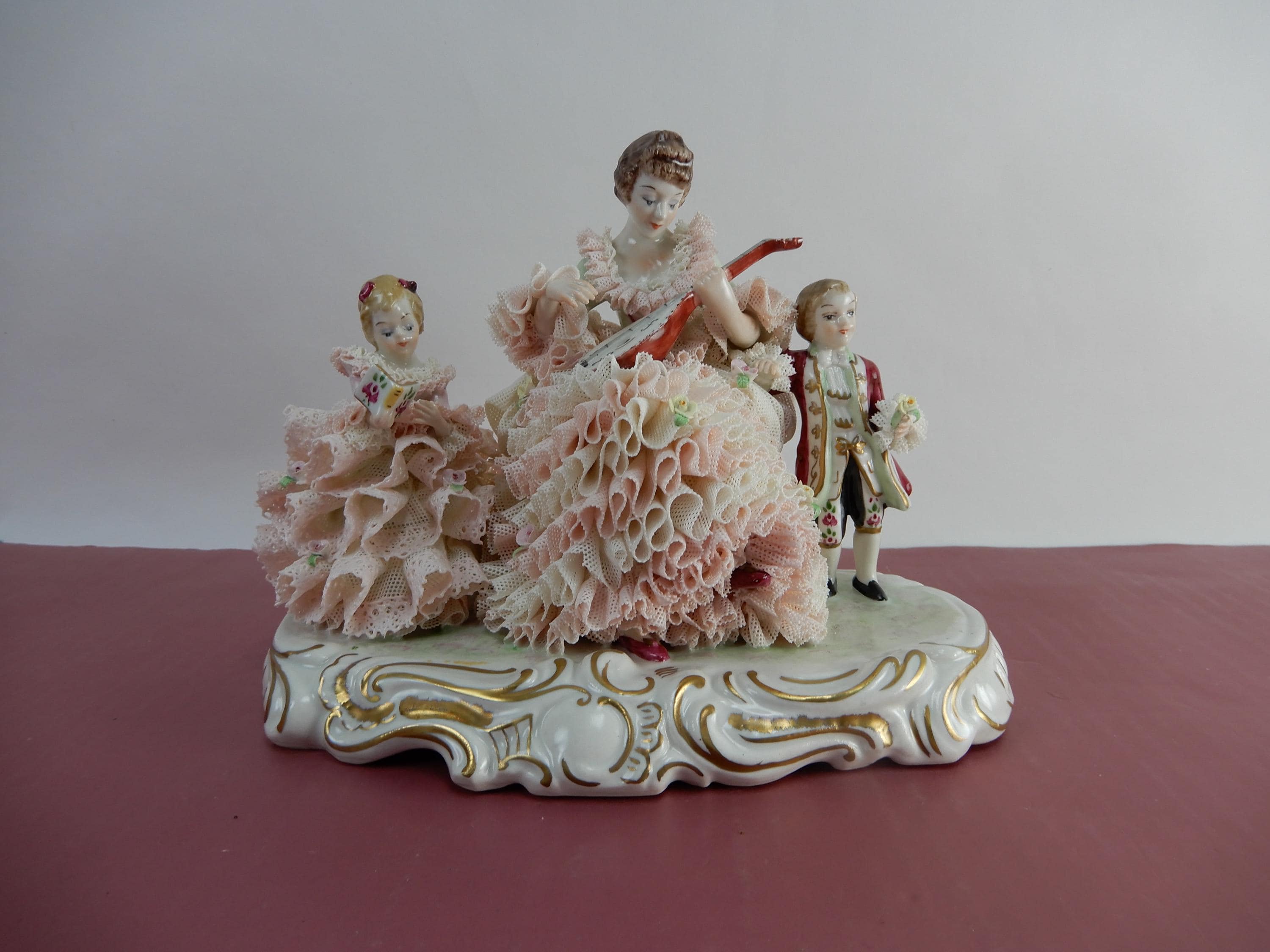 Irish Dresden Porcelain Figurine - Etsy