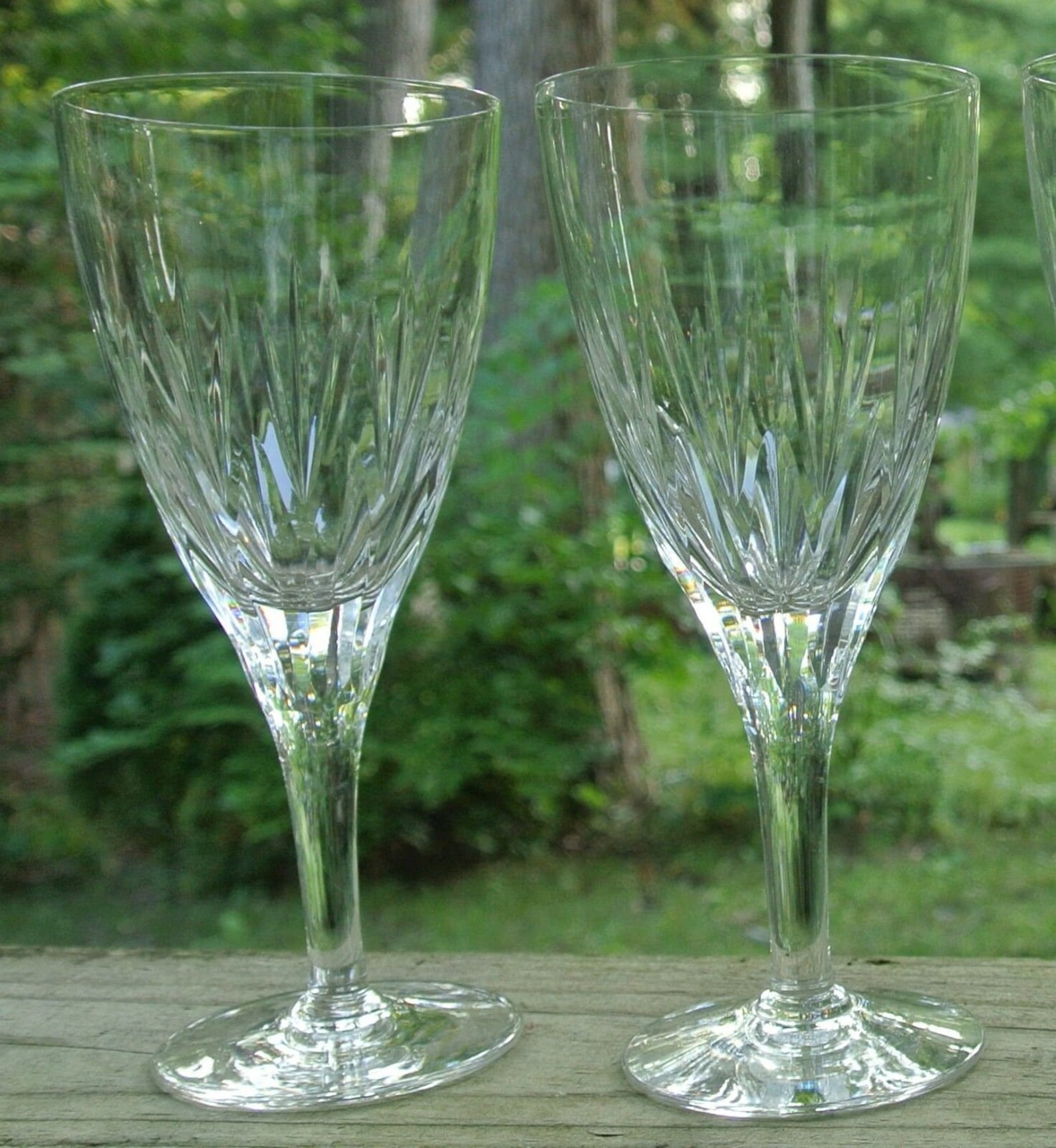 Pair of Vintage Stuart Crystal Claret Wine Glasses 67/8 Etsy