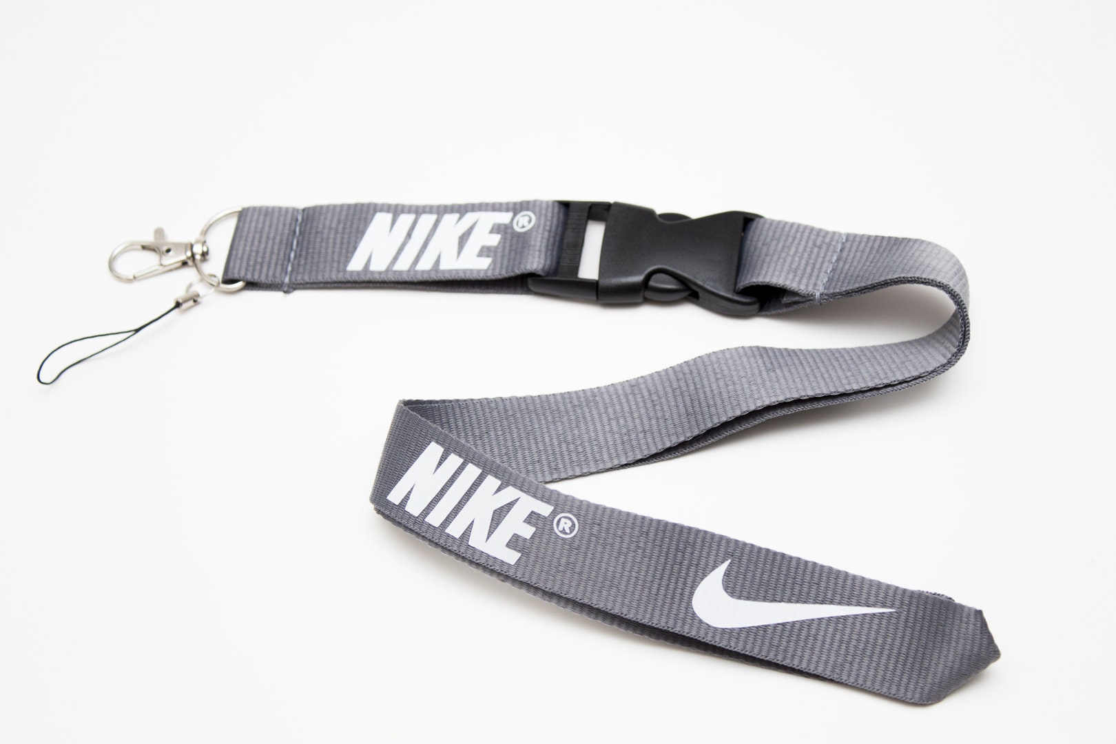 Nike Lanyard with Logo Key Chain Clip with Webbing Strap Quick | Etsy