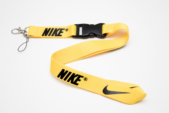 yellow nike lanyard