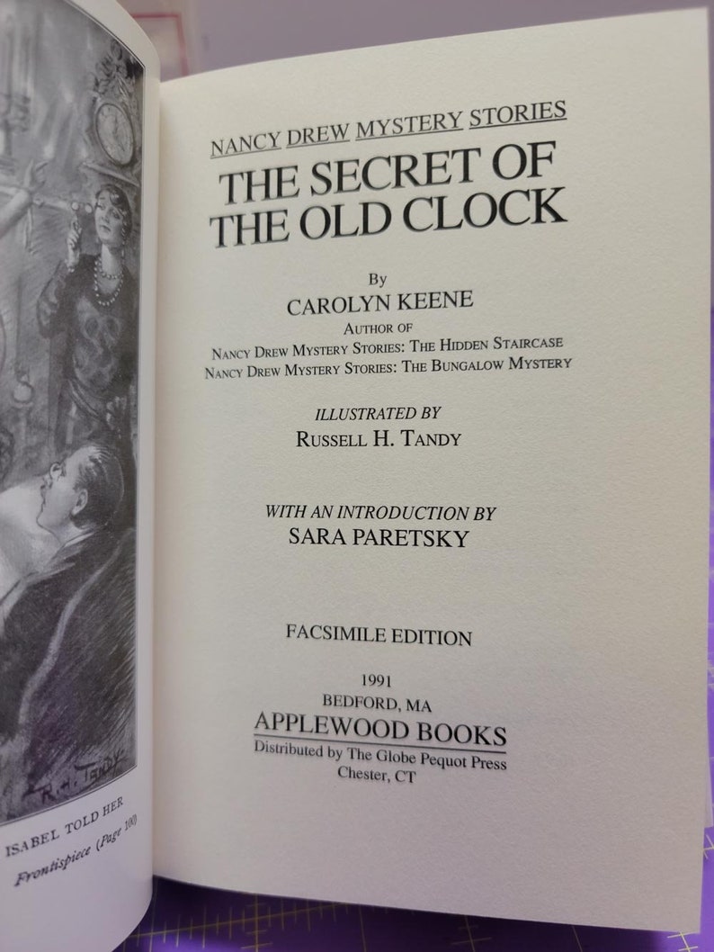 Nancy Drew Books Set of 3 Applewood Book Edition 1991 Etsy