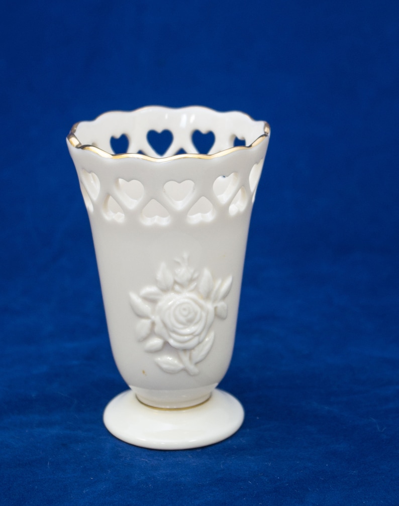 Lenox Hearts Vase made in the USA Etsy