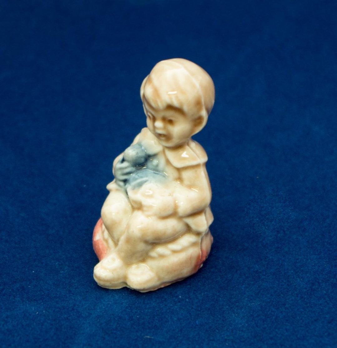 Wade Whimsy Red Rose Tea Figurines Little Jack Horner Etsy