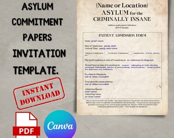 Asylum Invitation