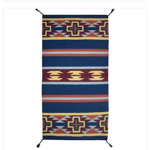 Handwoven Wool Saddle Blanket: 8lb Heavy Duty, Southwestern Decor