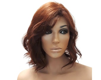 short auburn wigs
