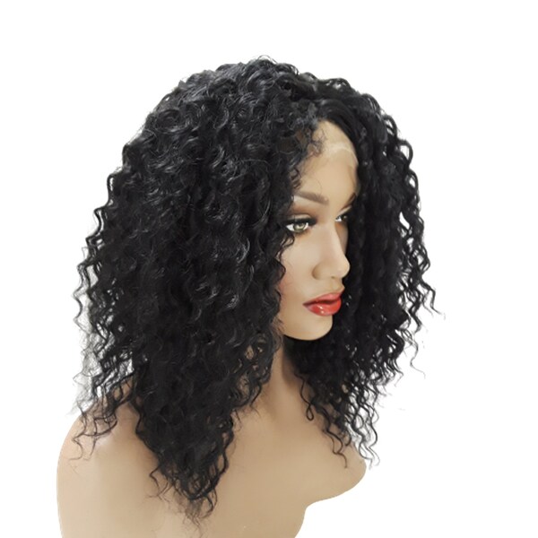 Exquisite Curly Synthetic Wigs Wallpaper Art