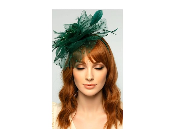 Fascinators Hat for Women Tea Party Headband Kentucky Derby  display picture 3