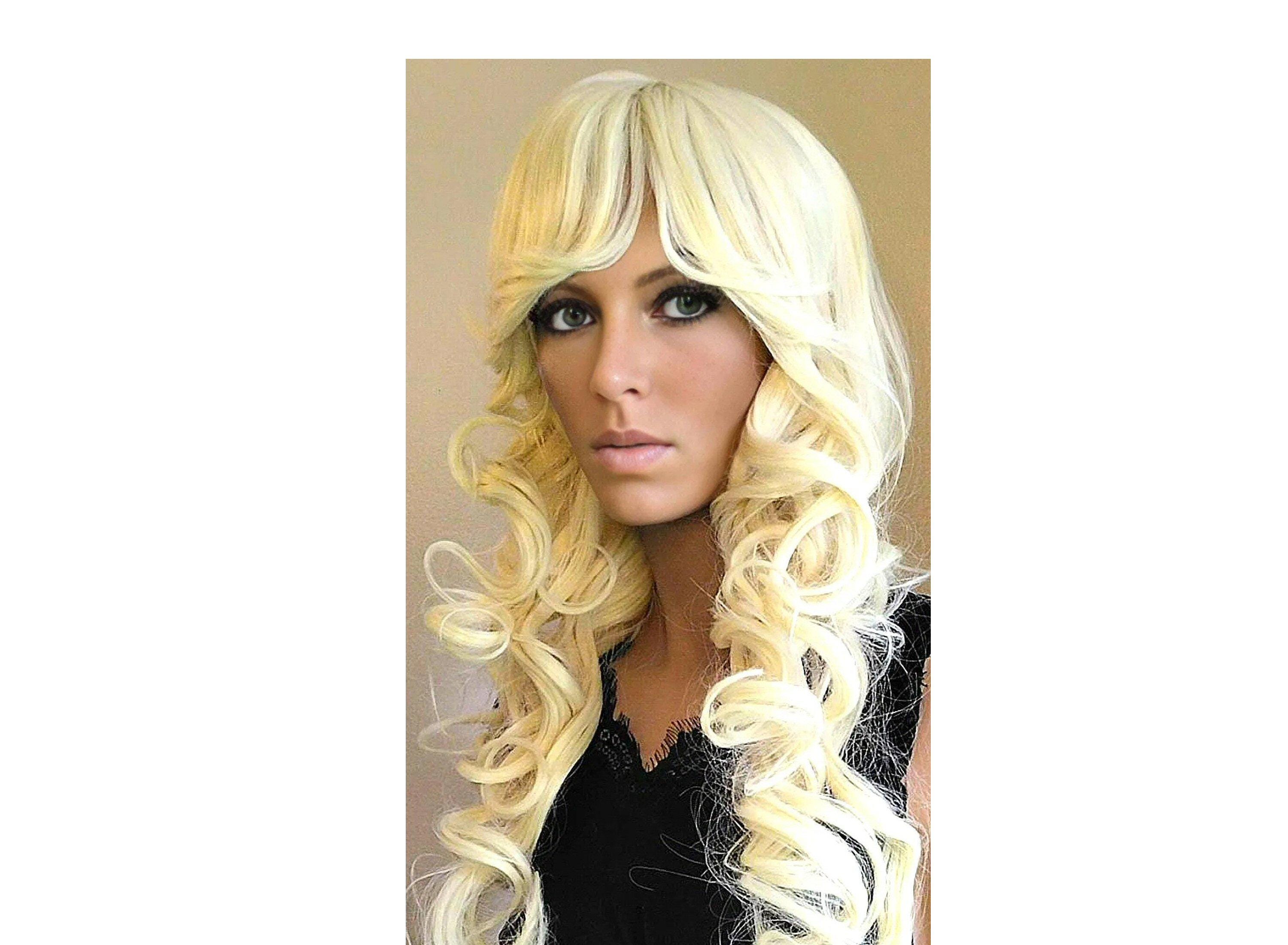 Curly Blonde Wigs Hd Lace - Etsy