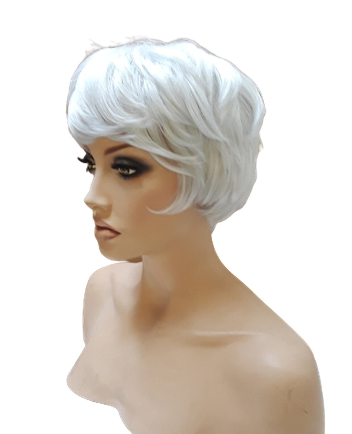 Stylish White Undercut Wig: Modern Hair Transformation for Any Look